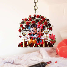 Load image into Gallery viewer, Romantic Personalized Acrylic Keychain for Couples - Valentine&#39;s Day Gifts Keychains PopCulturePrints
