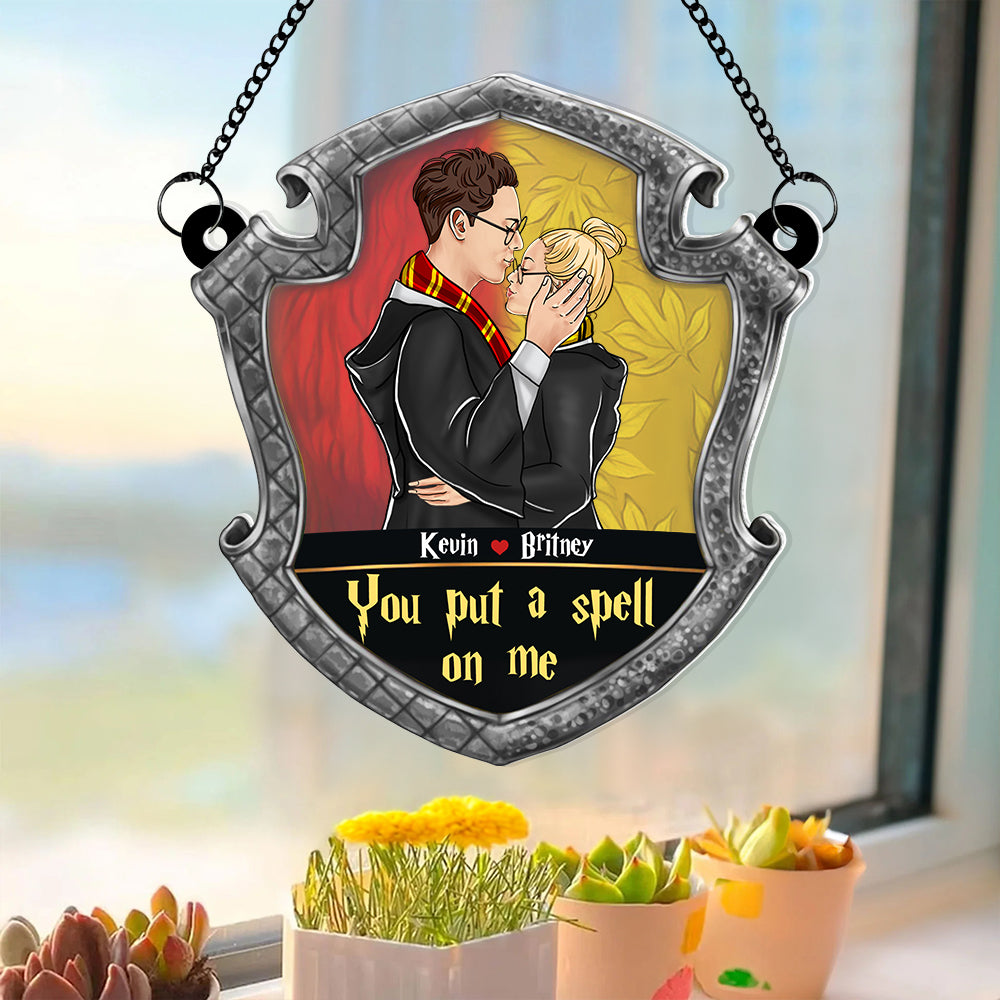 Custom Couple Harry Potter Inspired Plaque - 'You Put A Spell On Me'