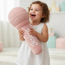 Load image into Gallery viewer, “Sing Your Heart Out!” Adorable Karaoke Singing Mic Pillow - Personalized Gifts For Family Members Pillow PopCulturePrints

