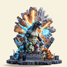 Load image into Gallery viewer, &quot;Unleash the Love for Dad with Majestic Dad Design! - Personalized Acrylic Plaque for Dads, Grandpas, and More&quot; Shaped Plaques PopCulturePrints
