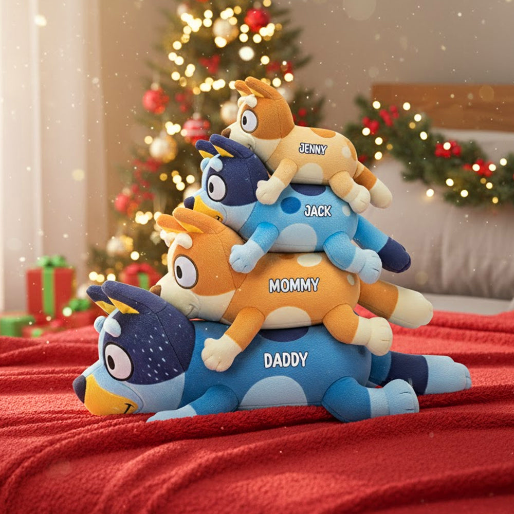 “Cherish Every Moment” - Personalized Family Shaped Pillow Pillow PopCulturePrints