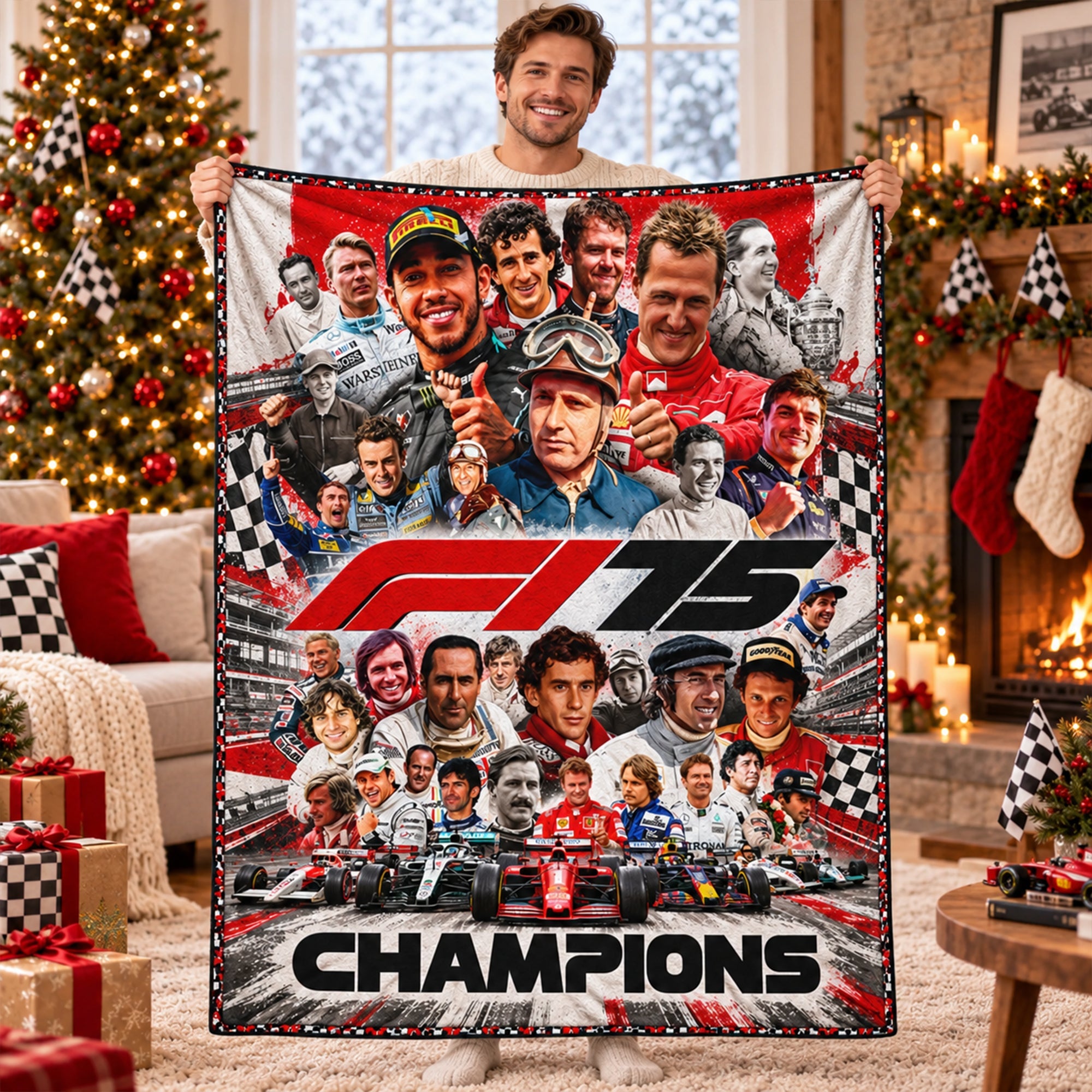 Unleash Your Inner Champion - Legend Champion Blanket - Personalized Gifts for Speed Lovers