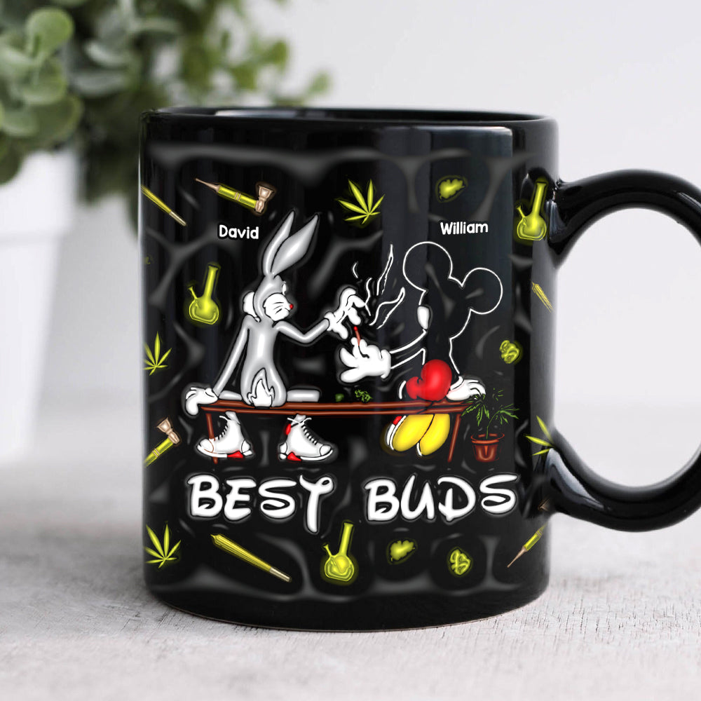 Personalized Best Buds Coffee Mug Coffee Mug PopCulturePrints