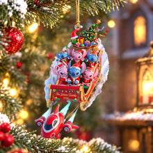 Load image into Gallery viewer, Mischievous Ride Family Ornament - Personalized Gifts For Family 02qhqn110926 Ornament PopCulturePrints
