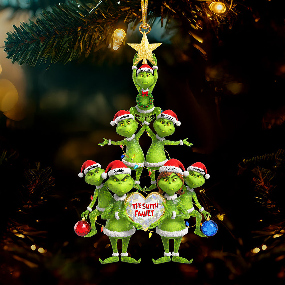“Celebrate Family Togetherness” – Personalized Christmas Ornament – Custom Gift for Families, Friends & Loved Ones