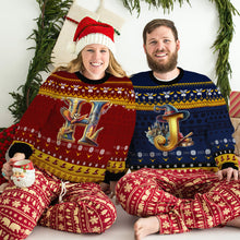 Load image into Gallery viewer, Personalized Wizardry Christmas Sweater - Movie Fan Tribute
