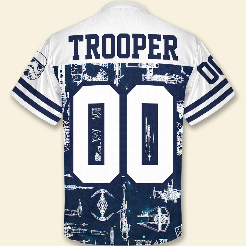 Custom Trooper Themed Navy Starship Jersey