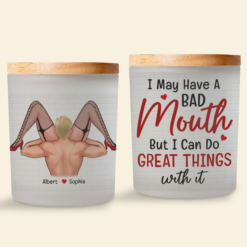 Personalized Romantic Candle - Funny and Sexy Design