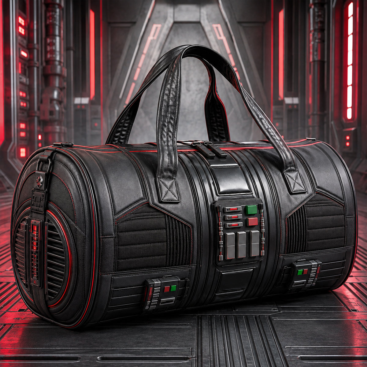Explore the Cosmos: Space Speed Quilted Duffle Bag - Personalized Gift for Adventurers Quilted Duffle Bag PopCulturePrints