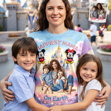 Load image into Gallery viewer, Happiest Mama On Earth - Custom Photo Gift for Mother's Day AOP Products PopCulturePrints
