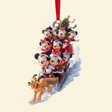 Load image into Gallery viewer, “Celebrate Family Joy with Our Jolly Snow Ride Ornament” - Personalized Christmas Gift for Families
