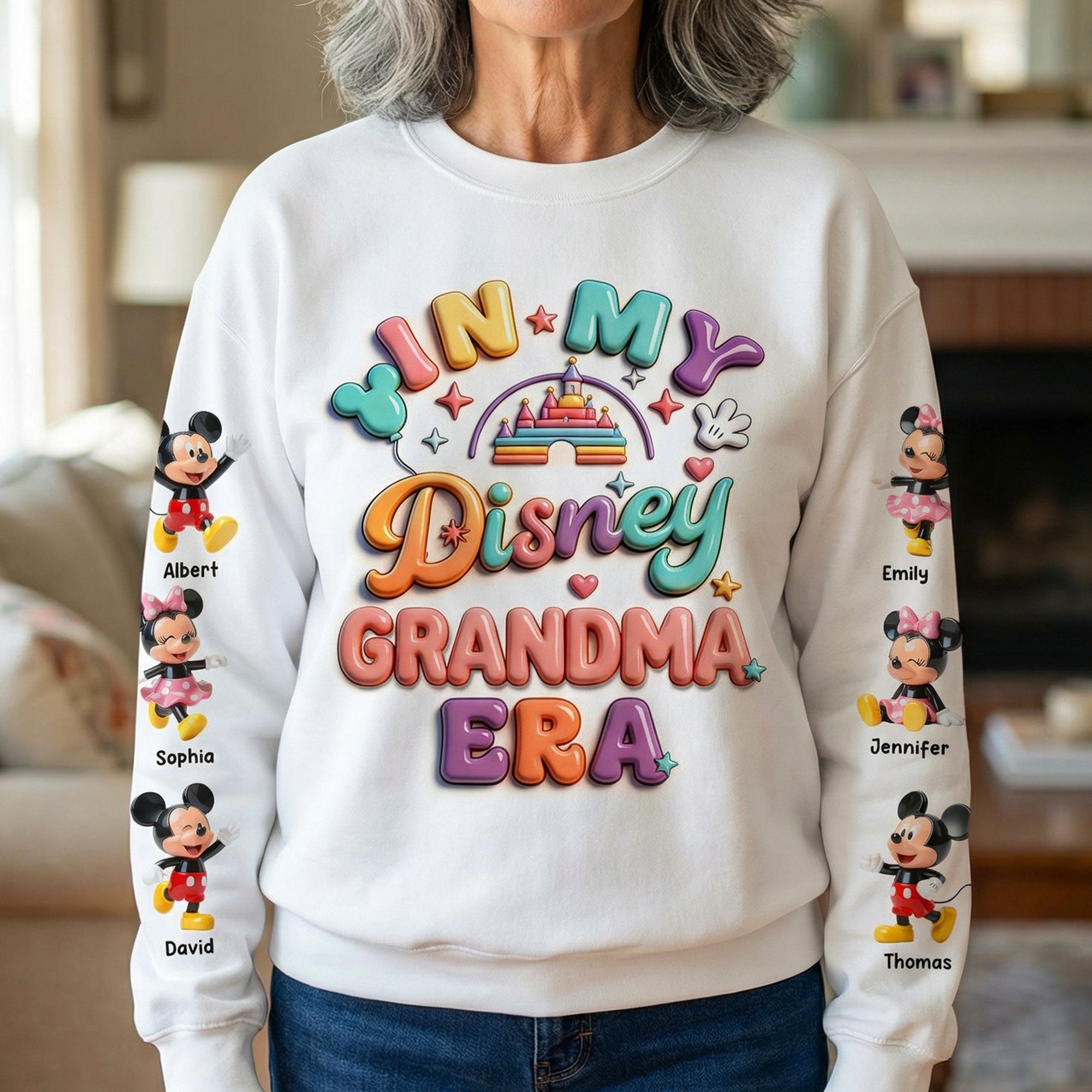 In My Grandma Era - Personalized Disney Gifts for Mother's Day AOP Products PopCulturePrints