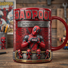 Load image into Gallery viewer, “Smart Dads Deserve Smart Mugs” - Funny Dad Life Coffee Mug, Personalized Gift for Dad, Grandpa, and any Superhero Coffee Mug PopCulturePrints
