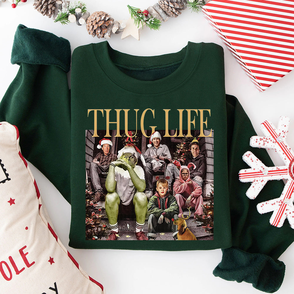 Thug Life Christmas Comedy Friends Shirt