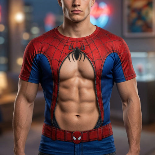 Unleash Your Inner Hero: Funny Parody Costume - Personalized Gift for Superhero Fans AOP Products PopCulturePrints