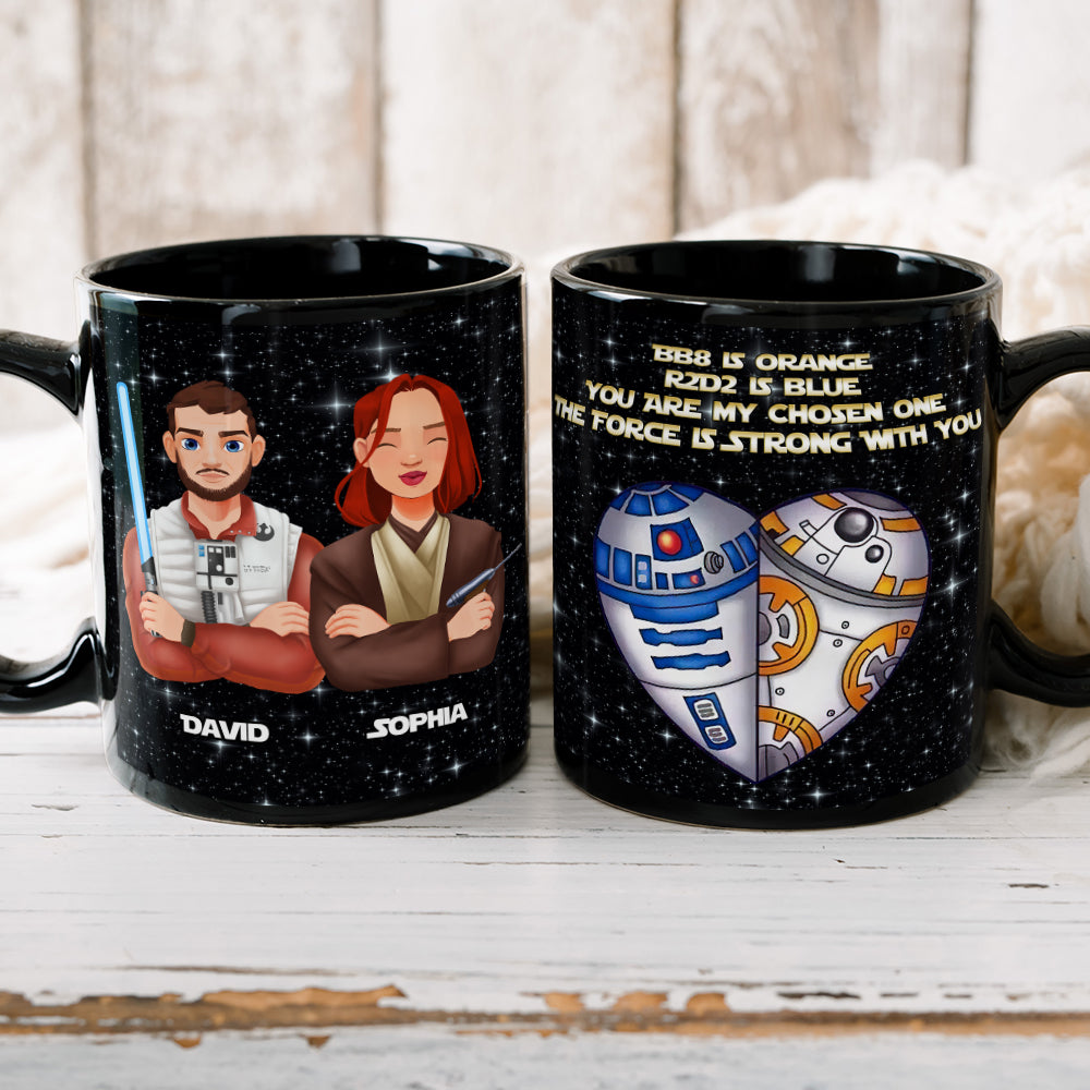 Star Adventure Personalized Couple Mug Set