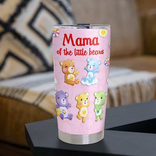 Personalized Mama Bear Tumbler for Christmas Tumbler Cup PopCulturePrints