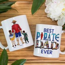 Load image into Gallery viewer, Custom Pirate Dad Coffee Mug – Personalized Gift for Father&#39;s Day Coffee Mug PopCulturePrints
