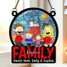 Load image into Gallery viewer, Personalized Family Forever Hanging Ornament
