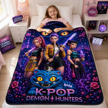Load image into Gallery viewer, "Unlock Their Imagination with Custom Artistry - Crystal-style Stage Blanket, Perfect Personalized Gift for K-Pop Lovers and Fans" Blanket PopCulturePrints
