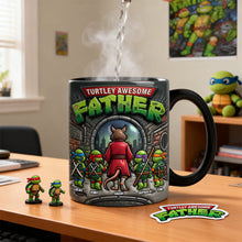 Load image into Gallery viewer, Just Turtley Awesome - Personalized Magic Ceramic Coffee Mug for Dads Coffee Mug PopCulturePrints
