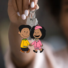 Load image into Gallery viewer, Custom Couple Keychain - Meaningful Personalized Valentine&#39;s Day Gifts Keychains PopCulturePrints
