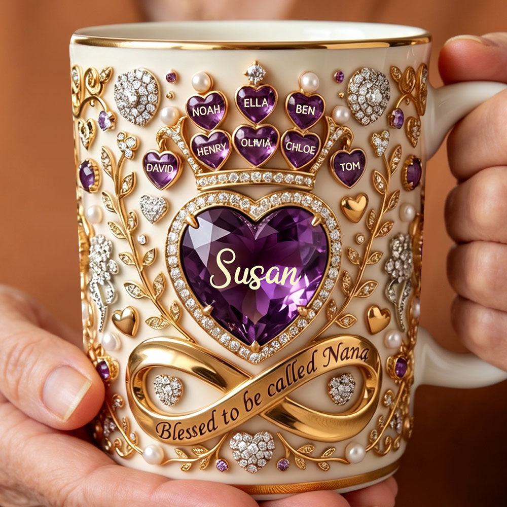"The Best Mother in the Galaxy" - Personalized Metal Coin for Moms and Grandmas Coffee Mug PopCulturePrints