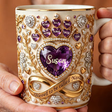 Load image into Gallery viewer, "The Best Mother in the Galaxy" - Personalized Metal Coin for Moms and Grandmas Coffee Mug PopCulturePrints
