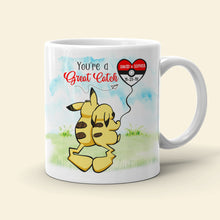 Load image into Gallery viewer, Personalized Couple Mug - You&#39;re My Favorite Type - Anniversary Gift Coffee Mug PopCulturePrints
