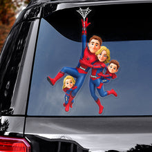 Load image into Gallery viewer, Family Adventure Awaits - Personalized Sticked On Family Fun Car Decal
