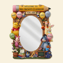 Load image into Gallery viewer, You Are Loved, Smart, and Important - Personalized Positive Affirmation Mirror for Classrooms Mirror PopCulturePrints
