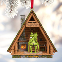 Load image into Gallery viewer, Merry Buckin' Christmas - Personalized Funny Christmas Ornament for Couples Ornament PopCulturePrints
