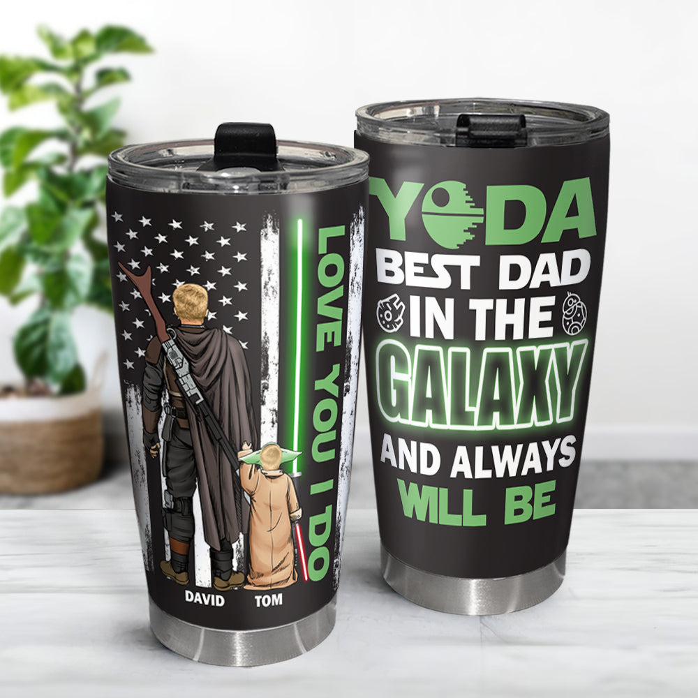 Personalized Galaxy Dad Tumbler - Father's Day Gift