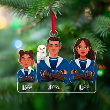 Load image into Gallery viewer, Custom Wizard Christmas Ornaments for Couples
