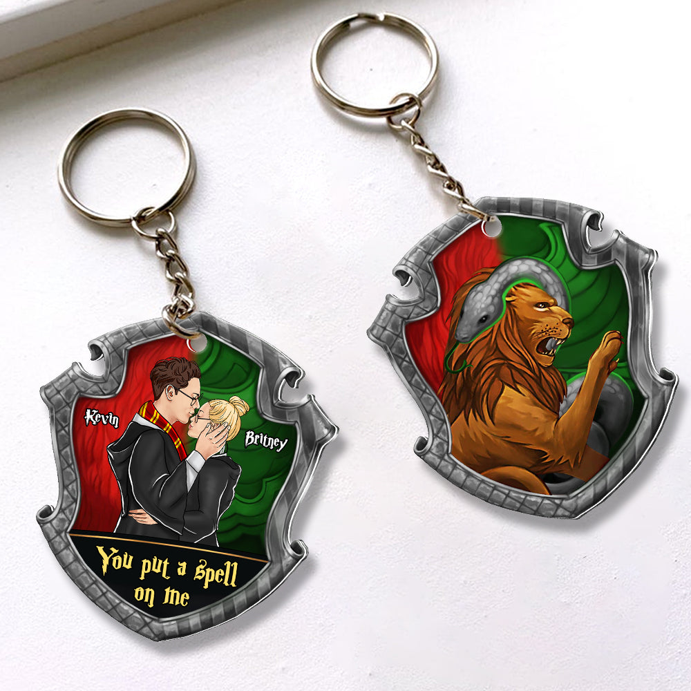 Personalized Harry Potter Couple Keychain - You Put a Spell on Me