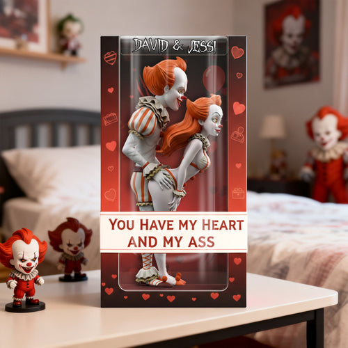 You Have My Heart and My Ass - Playfully Wicked Acrylic Plaque Shaped Plaques PopCulturePrints