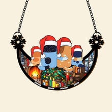 Load image into Gallery viewer, Personalized Family Christmas Suncatcher Ornament
