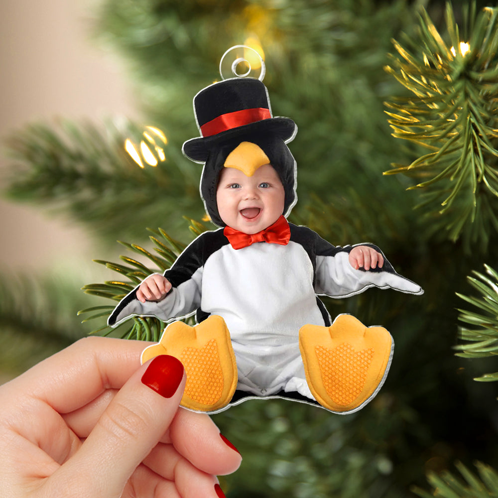 Funny Custom Face For Kids 03hutn260824 Personalized Christmas Ornament Ornament PopCulturePrints