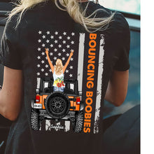 Load image into Gallery viewer, Personalized Jeep Adventure Back Print T-Shirt
