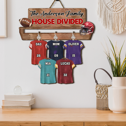 Personalized Friends Christmas Ornament with Names Wood Sign PopCulturePrints