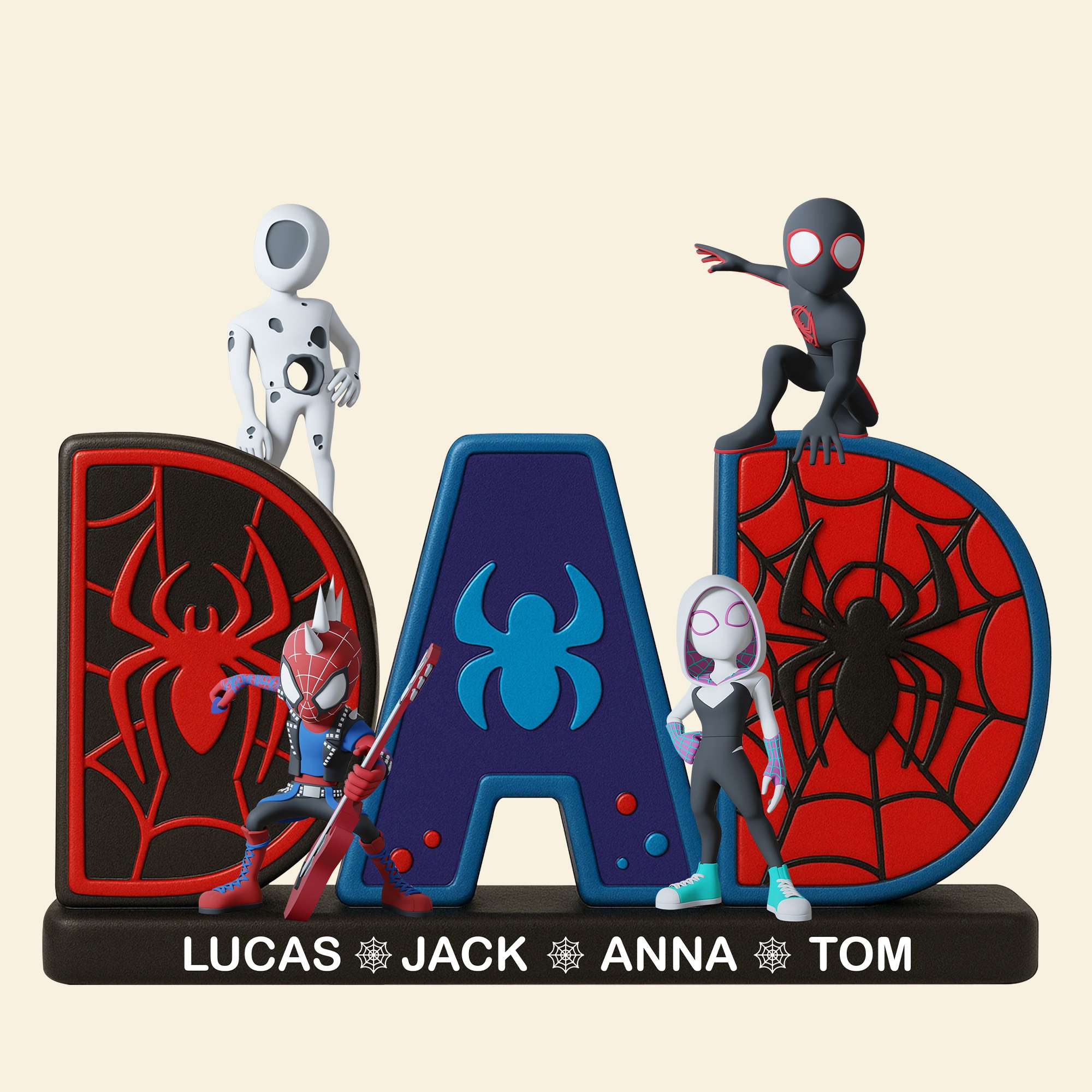 “Celebrate Your Super Dad!” - Personalized Dad Acrylic Plaque - Unique Gift for Dad, Grandpa, and More Shaped Plaques PopCulturePrints