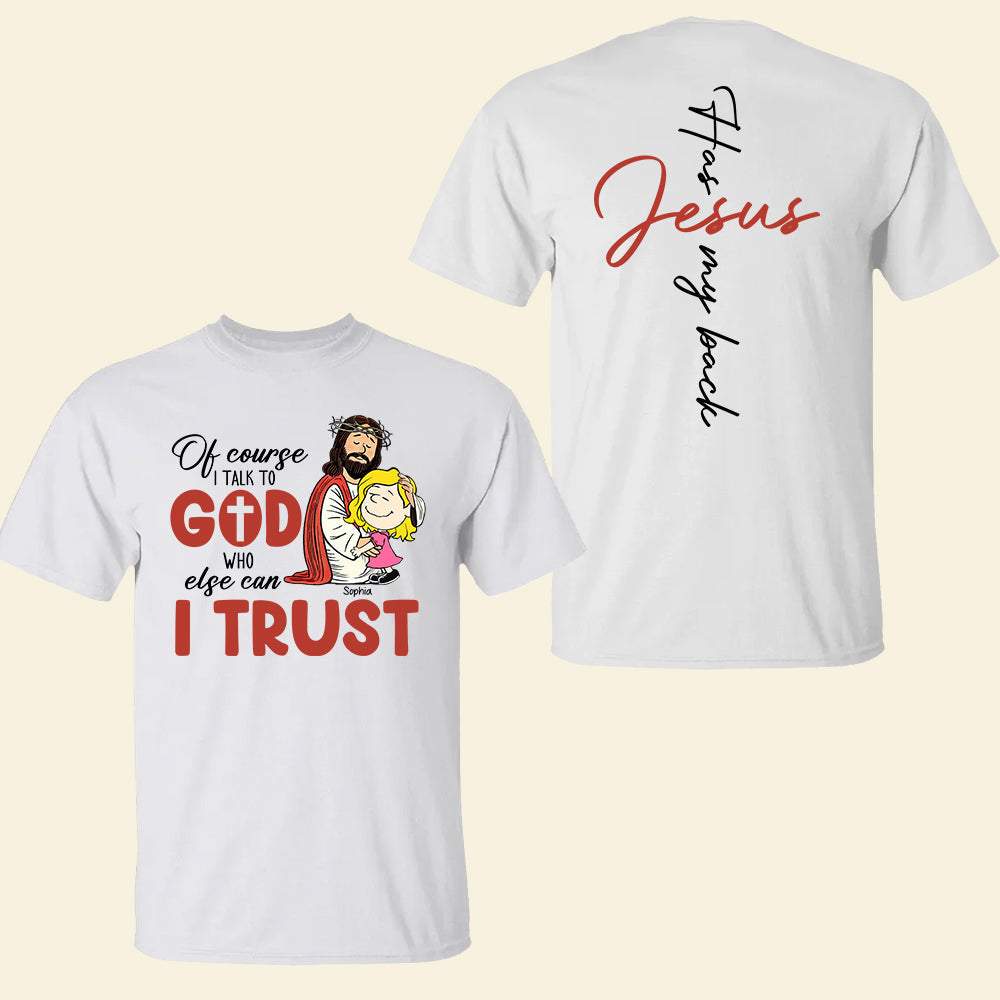 Personalized Jesus Trust Shirt for Christians Shirts PopCulturePrints