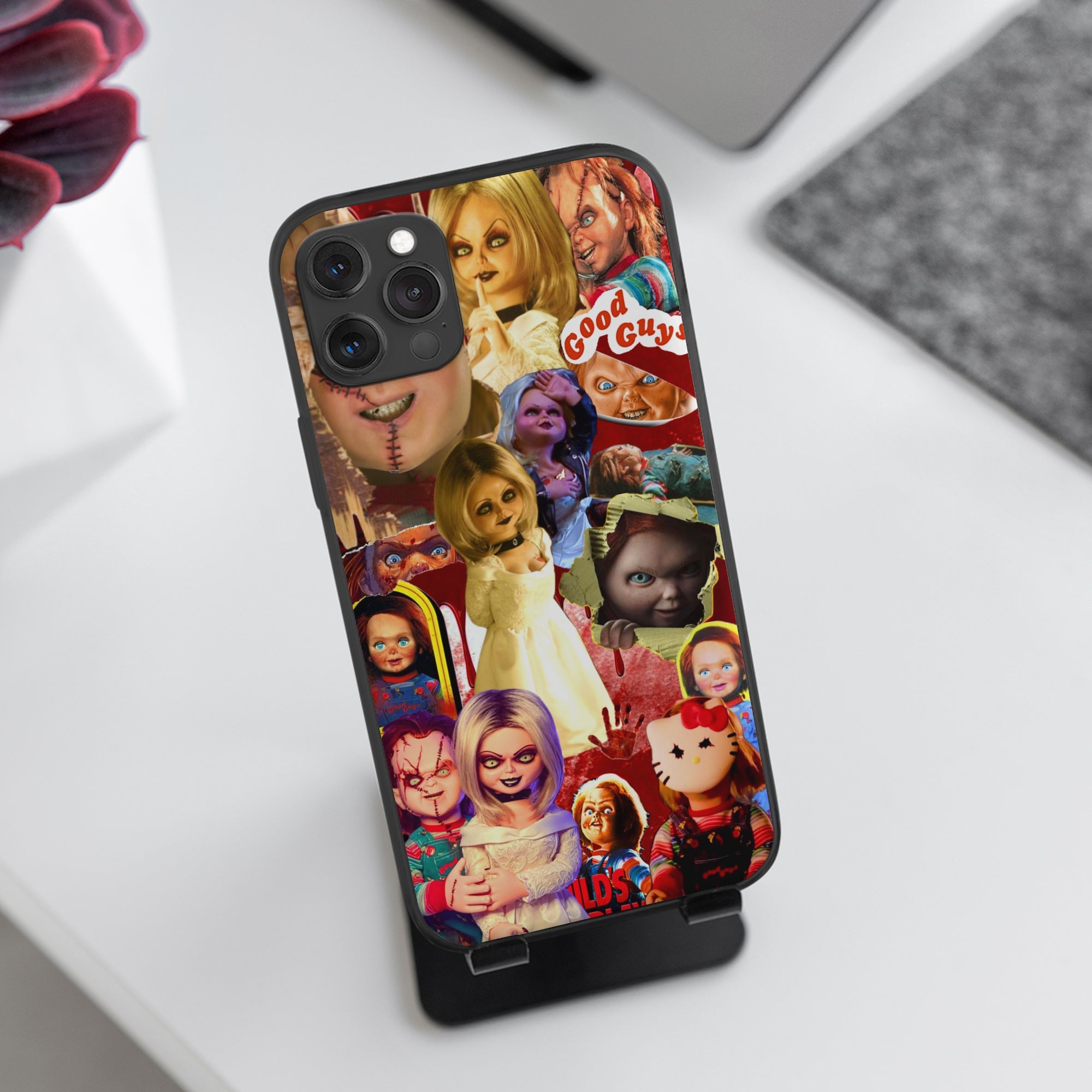 Personalized Horror Fan Phone Case - Chucky Halloween Design