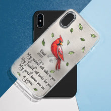 Load image into Gallery viewer, My Mind Still Talks To You - Personalized Metal Effect Printed Phone Case Clear Phone Case PopCulturePrints
