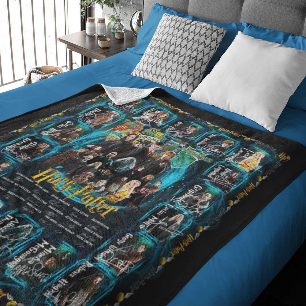 Personalized Harry Potter Fan Blanket - Thank You For The Memories