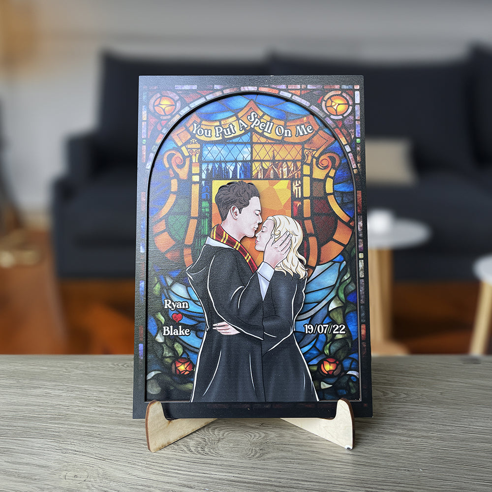 Personalized Harry Potter-Inspired Romantic Poster