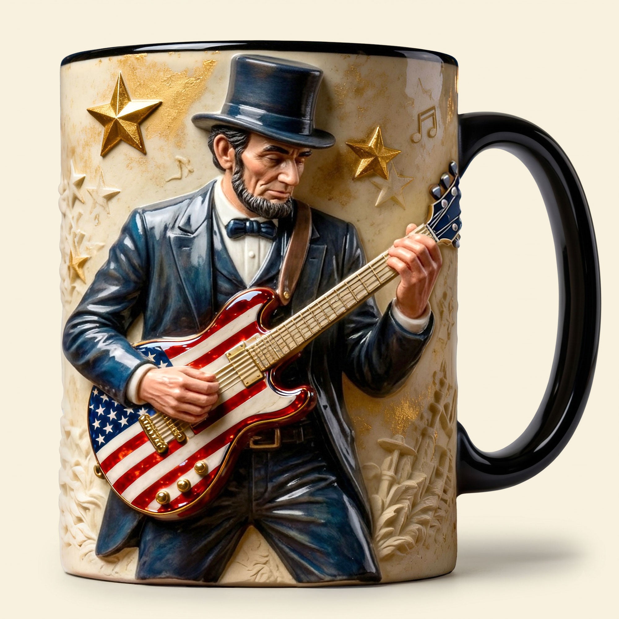 “Celebrate Freedom with Every Sip” - Patriotic Magic Mug - Custom Gift for History Lovers Coffee Mug PopCulturePrints