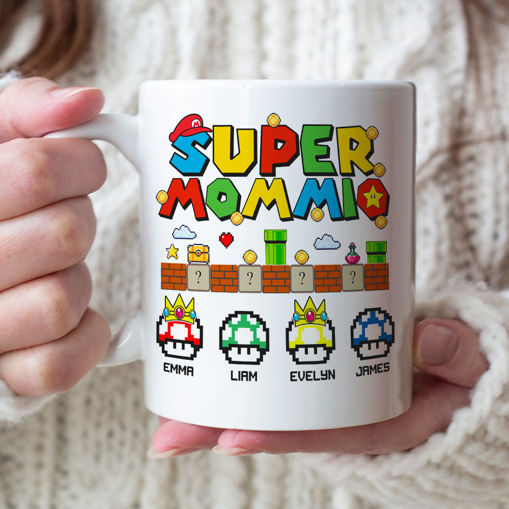 Super Dad Personalized Mug - Fun Gift for Father's Day Coffee Mug PopCulturePrints