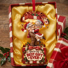 Load image into Gallery viewer, You're My Best Gift Ever - Personalized Christmas Acrylic Ornament for Couples
