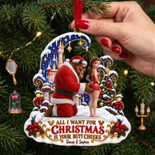 Load image into Gallery viewer, Naughty Fairy Tale Couple Christmas Ornament - Personalized Gift for Couples
